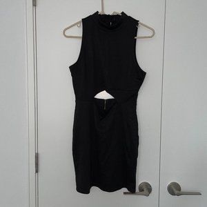 Forever21 Black Bodycon Mini Dress with Cutout